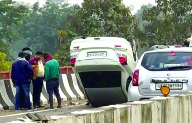 हरिद्वार-देहरादून मार्ग पर फ्लाईओवर से बाइकसवार युवक की नीचे गिरने से मौत