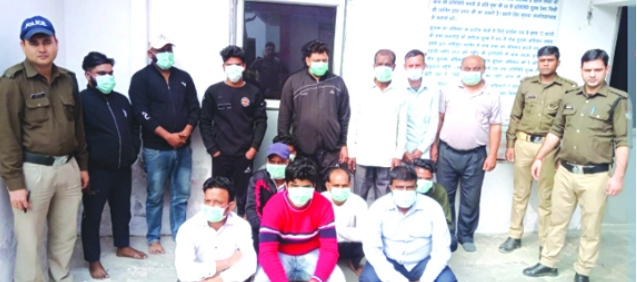 हरिद्वार: ज्वालापुर में जुआरियों पर पुलिस की बड़ी कार्रवाही, 15 गिरफ्तार..