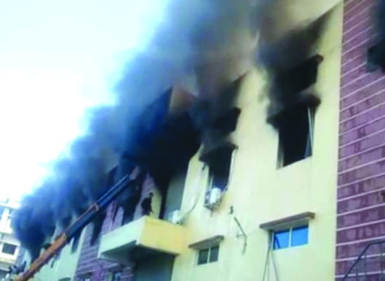 हरिद्वार: सिडकुल की फैक्ट्री में लगी आग, लाखों का नुकसान
