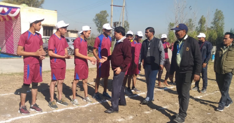 महाविद्यालय मरगूबपुर रूडकी में दो दिवसीय वार्षिक क्रीडा प्रतियोगिता का शुभारम्भ