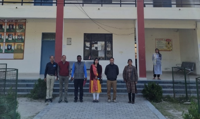 उत्तराखंड विश्वविद्यालय के उड़न दस्ते ने किया महाविद्यालय चिन्यालीसौड़ का निरीक्षण