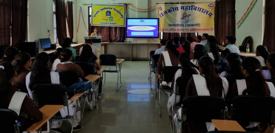 महाविद्यालय चिन्यालीसौड़ में ई-ग्रंथालय विषय पर कार्यशाला का आयोजन
