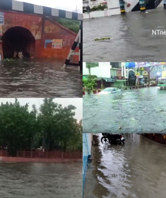 हरिद्वार:पानी-पानी हुई तीर्थनगरी, बरसात ने मचाया कोहराम, देखें वीडियो