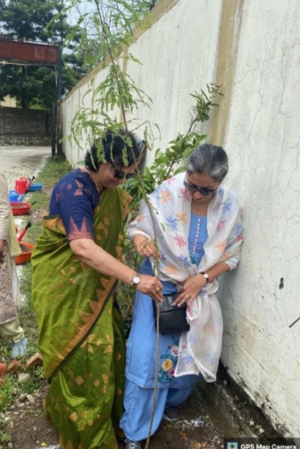 राजकीय महाविद्यालय मालदेवता में हरेला पर्व के अवसर पर डॉ हरलीन सन्धु ने अपने सहयोगियों के साथ किया वृक्षारोपण