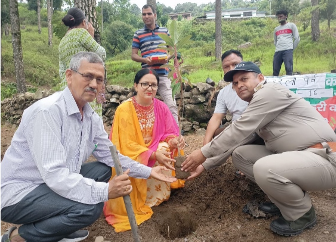 नरेंद्र नगर विधानसभा क्षेत्र में पौधा रोपण कर हरेला पर्व का किया शुभारंभ