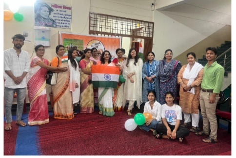 रा० स्नातकोत्तर महाविद्यालय मालदेवता में बड़े जोश और उत्साह के साथ मनाया 77 वा स्वतंत्रता दिवस