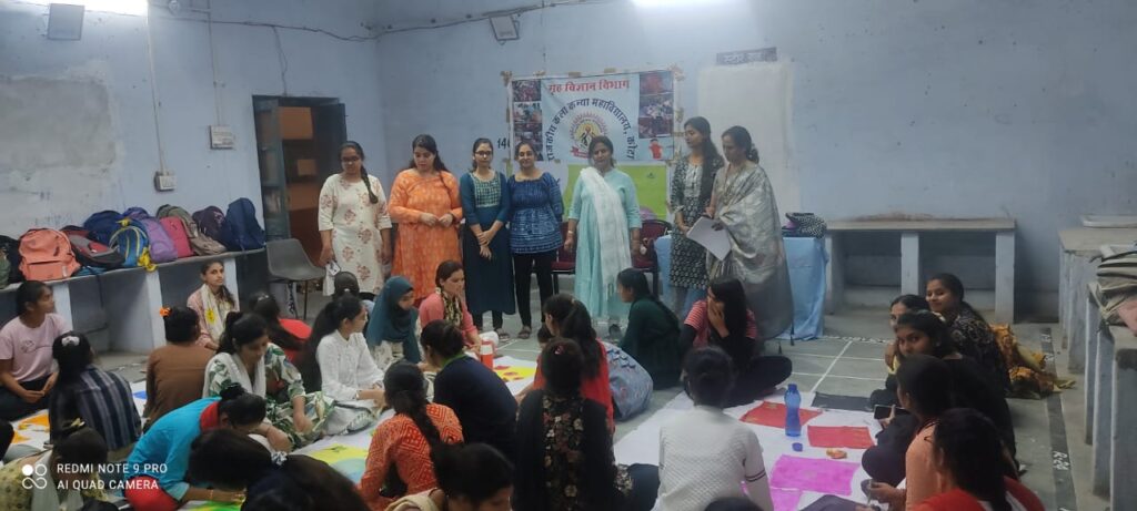 राजकीय कला कन्या महाविद्यालय कोटा में हुआ तीन दिवसीय कार्यशाला का शुभारंभ
