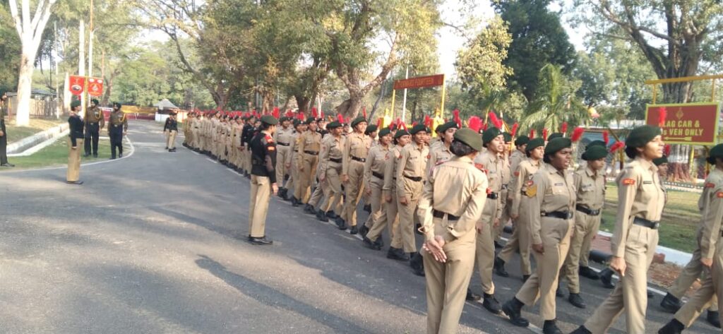 एनसीसी का वार्षिक प्रशिक्षण एवं शूटिंग सिलेक्शन कैम्प आज से आर पी एफ में प्रारंभ