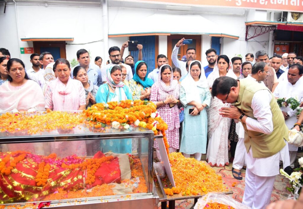 मुख्यमंत्री धामी ने विधायक शैलारानी रावत के निधन पर जताया दुःख, दी श्रद्धांजलि