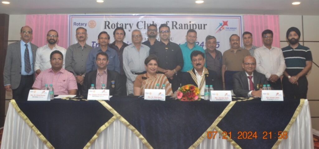 हरिद्वार: रोटरी क्लब रानीपुर के शपथ ग्रहण समारोह का हुआ आयोजन