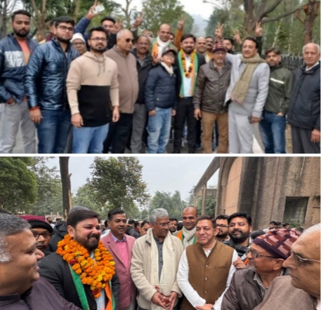 हरिद्वार: नाथनगर वार्ड 32 से निवर्तमान पार्षद अनुज सिंह ने किया नामांकन