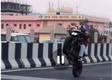 हरिद्वार: बाइक से स्टंट करना पड़ा भारी, इंस्ट्राग्राम एकाउंट डीलिट, बाइक भी सीज