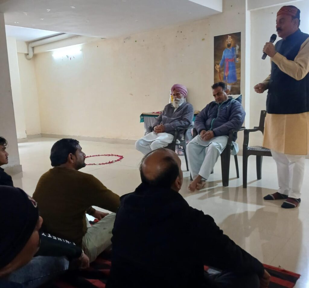 गुरु गोविंद सिंह सच्चे गुरु महान धर्म रक्षक समर्पित राष्ट्र भक्त थे – युधिष्ठिर सिंह