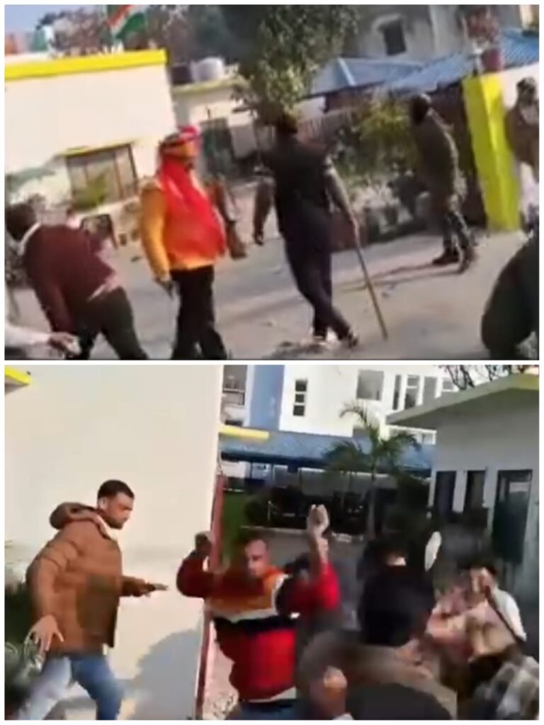 बीजेपी नेता प्रणव सिंह चैंपियन ने खानपुर विधायक उमेश के कार्यालय में की मारपीट, और फाइरिंग, वीडियो वायरल