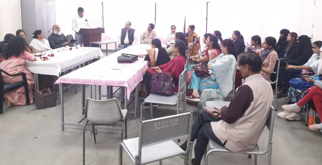 कोटा: सुश्री जया मींड तथा मोहम्मद बाकिर हुसैन ने शोध कार्य पूर्ण कर किया प्रस्तुतीकरण