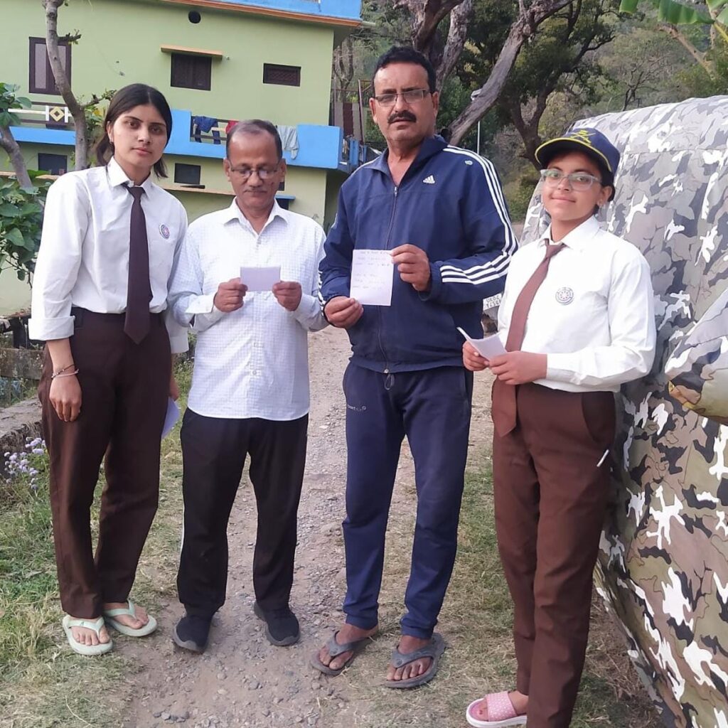 माय भारत पोर्टल आउट रीच बढ़ाने के लिए एनएसएस ने निकाली पदयात्रा लोगों को किया जागरूक