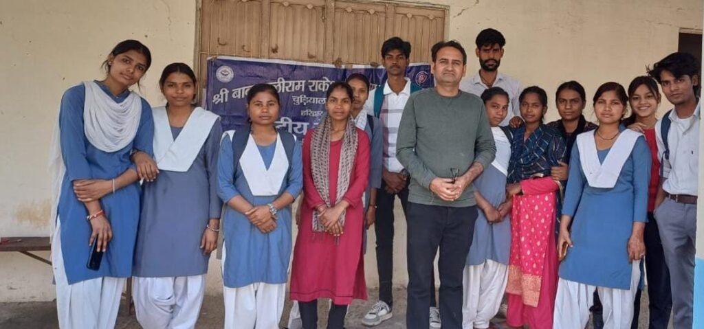 महाविद्यालय चुड़ियाला के सात दिवसीय राष्ट्रीय सेवा योजना शिविर का विधिवत हुआ समापन