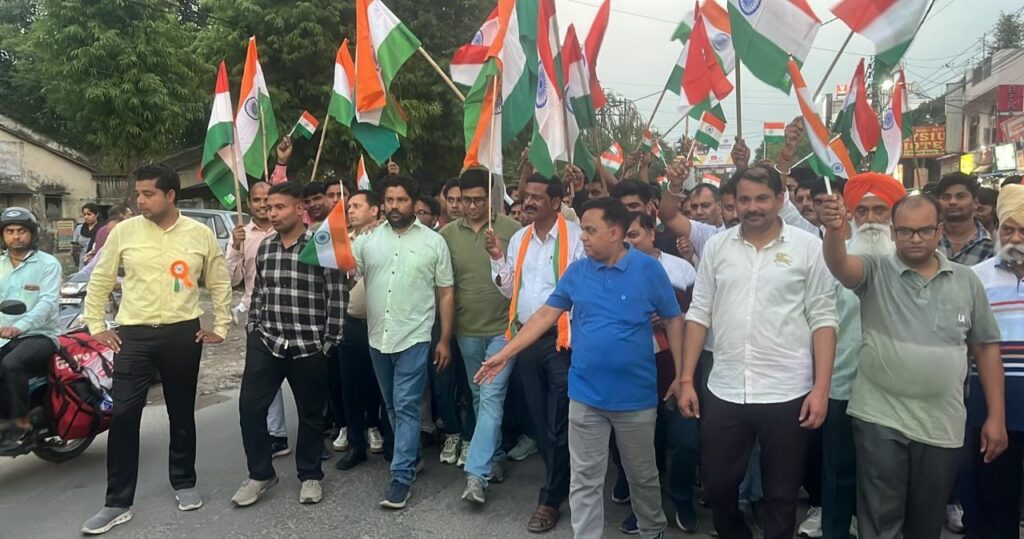 हरिद्वार: शिवालिक़ नगर में हुआ “जय हिंद विजय यात्रा” का आयोजन