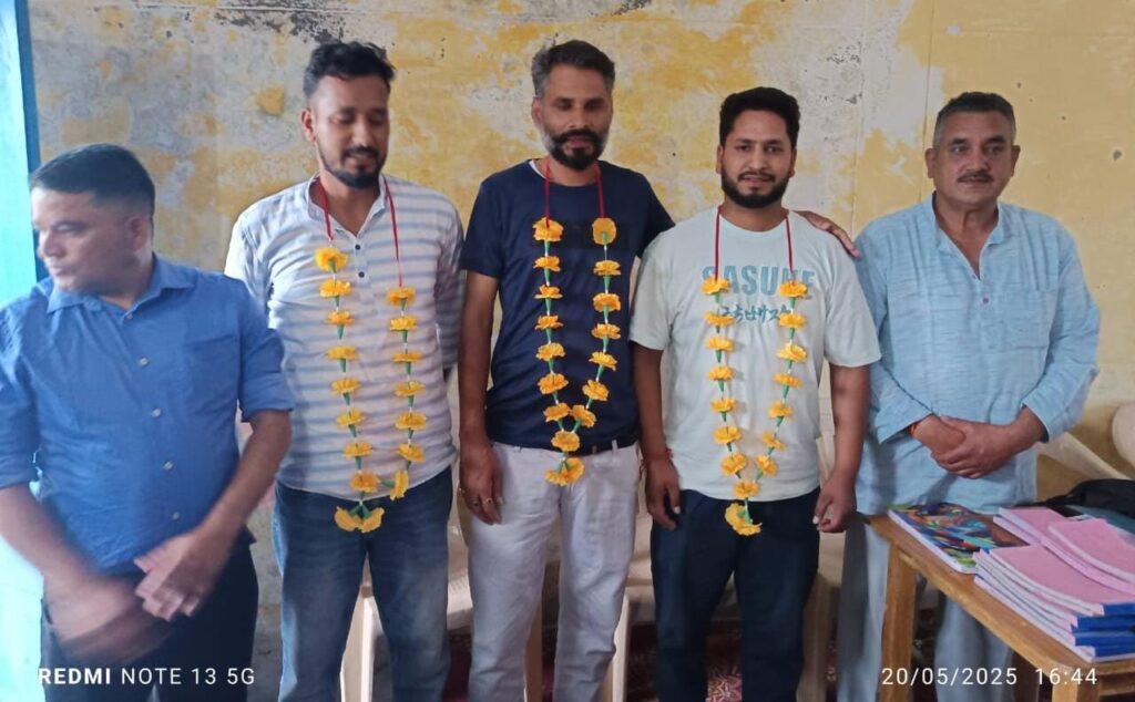 उद्योग व्यापार इकाई गजा का चुनाव समपन्न, नीरज सुकेती अध्यक्ष व मनीष खाती महामंत्री निर्विरोध निर्वाचित