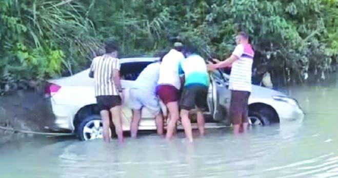 हरिद्वार: गंगनहर में गिरी तेज रफ्तार कार, एक की मौके पर मौत