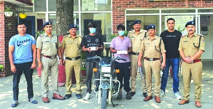 हरिद्वार पुलिस का खुलासा- जल संस्थान में निविदा पर तैनात कर्मी निकला चैन लुटेरा