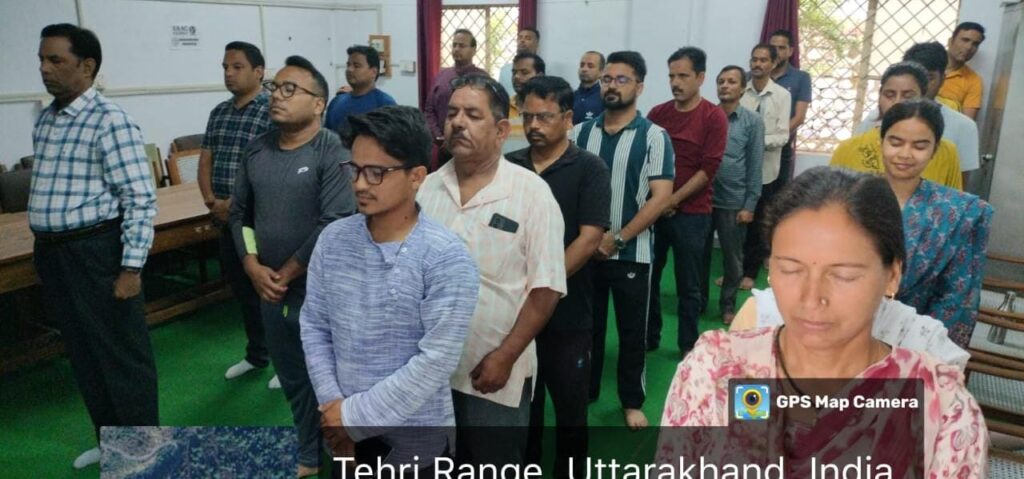 राजकीय महाविद्यालय अगरोड़ा में हुआ योग कार्यक्रम का आयोजन