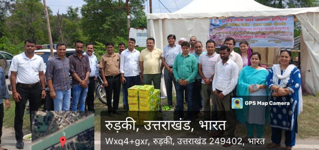 हरिद्वार : धनौरी पीजी कॉलेज तथा कॉलेज ऑफ नर्सिंग एंड पैरामेडिकल साइंसेज के संयुक्त तत्वावधान में कांवड़ सेवा शिविर