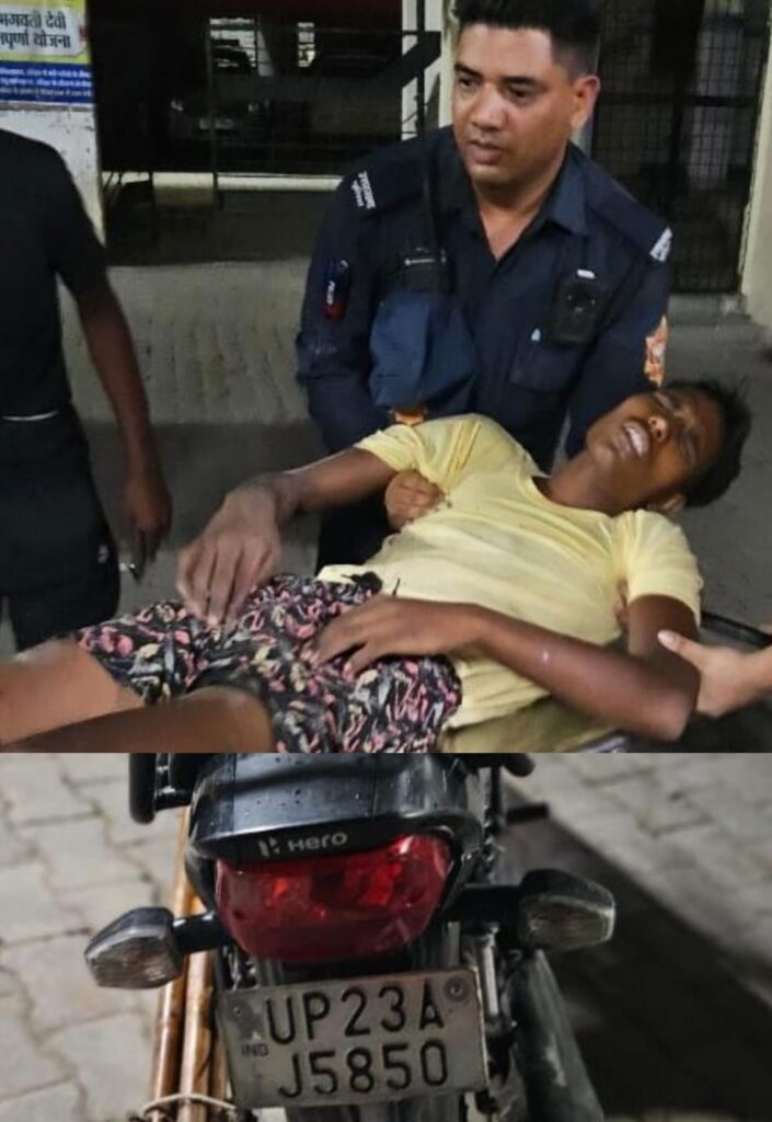 हरिद्वार पुलिस ने निभाई संवेदनशीलता, घायल कांवड़िये को निजी वाहन से पहुँचाया अस्पताल
