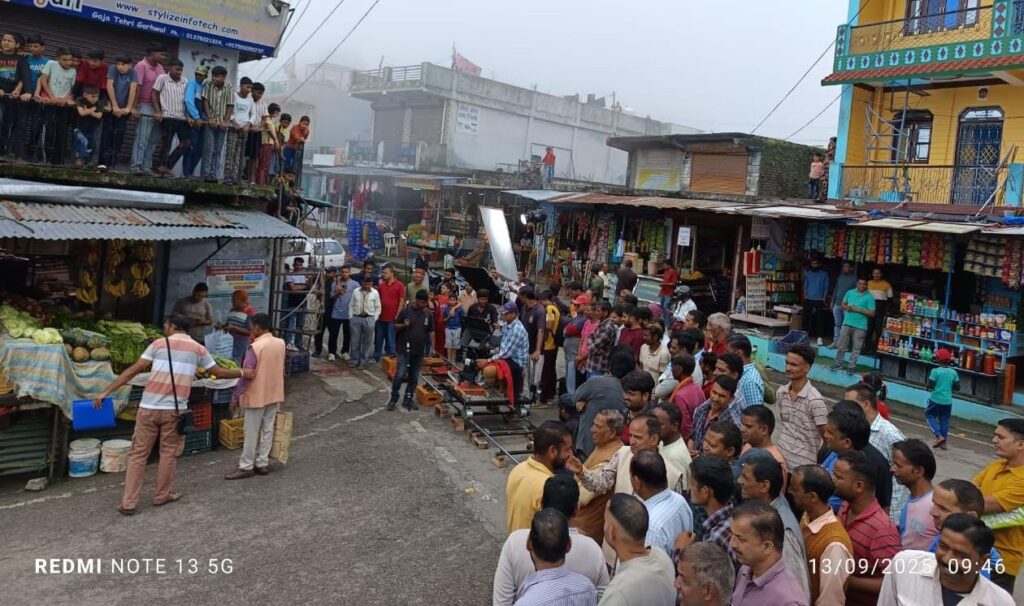 गजा: स्वरोजगार की ओर प्रेरित करने वाले गढवाली फीचर फिल्म रैबासी के फिल्माए गए शाॅट