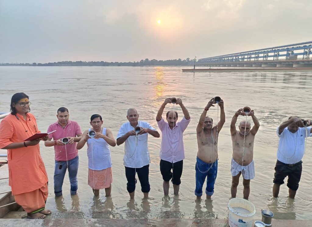 ब्राह्मण महासभा (पंजी.) बिजनौर द्वारा श्राद्ध पक्ष में पितृ तर्पण कार्यक्रम आयोजित 