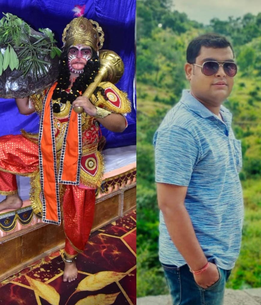 रामलीला में हनुमान जी की किरदार निभायेंगें, न्याय विभाग कोटा के विरंची दाधीच