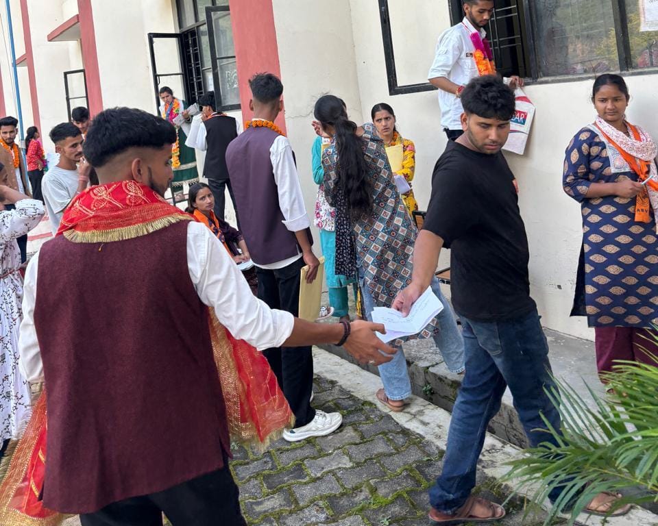 राजकीय महाविद्यालय थत्यूड में छात्र संघ कार्यकारिणी के विभिन्न पदों हेतु हुए नामांकन