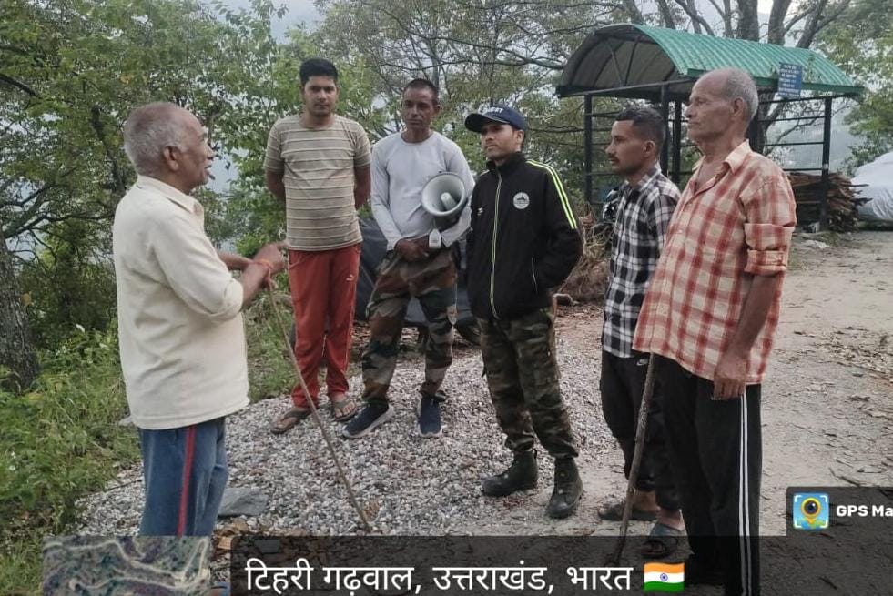 गजा: गांवों में गुलदार दिखाई देने पर बन बिभाग ने बढाई गश्त
