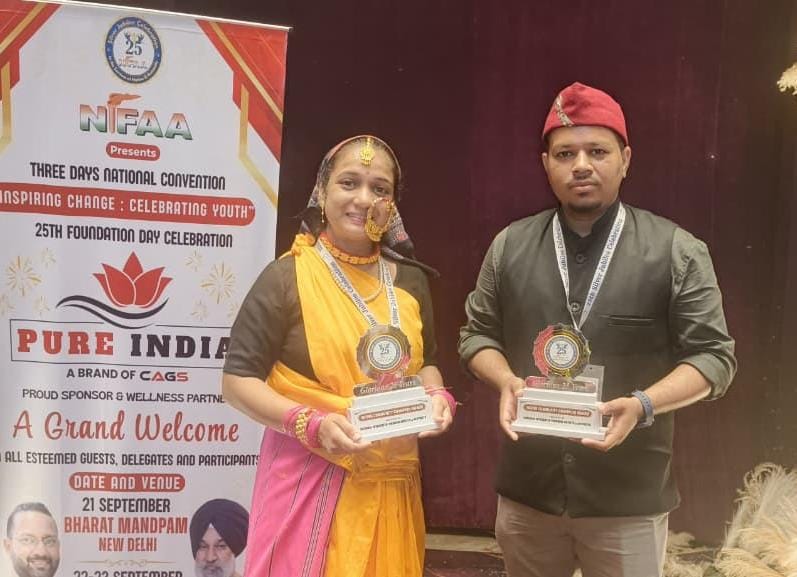 कोटद्वार पौड़ी गढ़वाल के दो समाजसेवियों ने दिल्ली में गूंजाया समाजसेवा का बिगुल